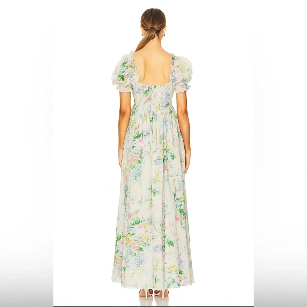 Selkie Floral Maxi Dress - The Renfaire Dress in Briar Roses - Picture 2 of 2